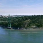 Image of Stanley Park and Lion's Gate Bridge in Vancouver, Canada.
